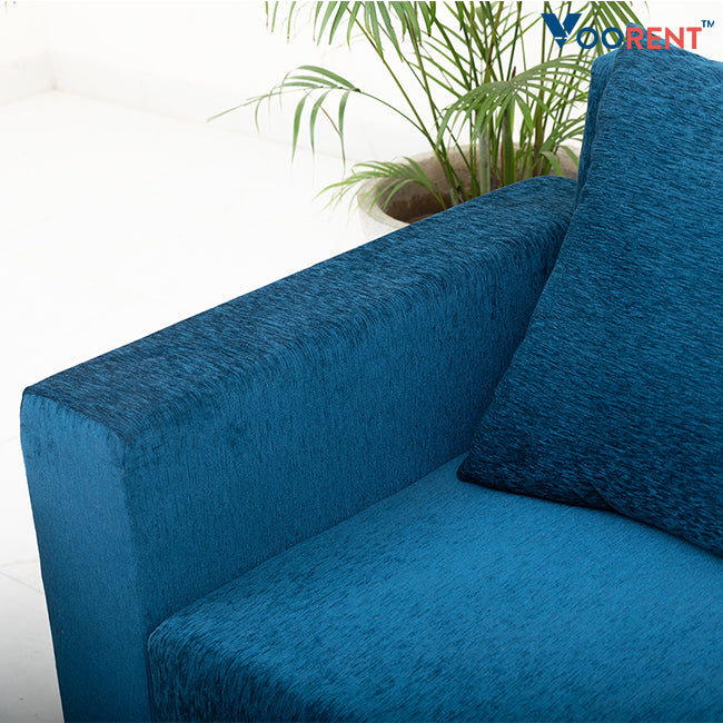 Sapphire Blue 3-Seater Sofa